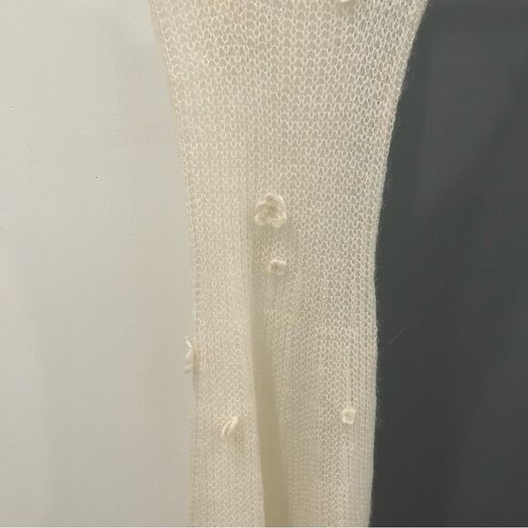 NWT Anna October Maxi Dress White Crochet Knit Astrid Floral Bridal Wedding sz S - Picture 8 of 13